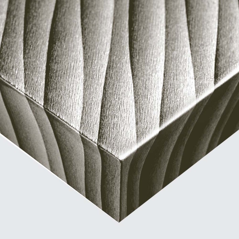 Vinyle adhésif effet tissu laine tissée argentée