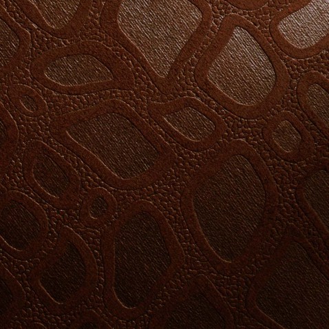 Vinyle adhésif effet tissu marron peau de girafe