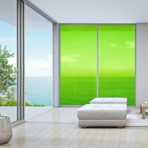 Film couleur vert pomme transparent