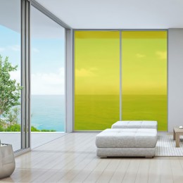 Film couleur jaune transparent