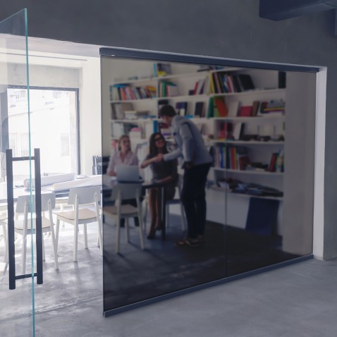 Film couleur gris transparent