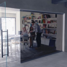 Film couleur gris transparent