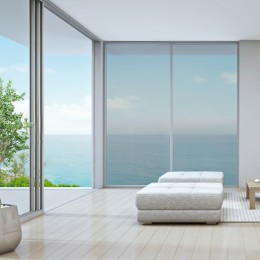 Film couleur gris clair transparent