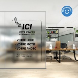 Film dépoli électrostatique pour vitrophanie