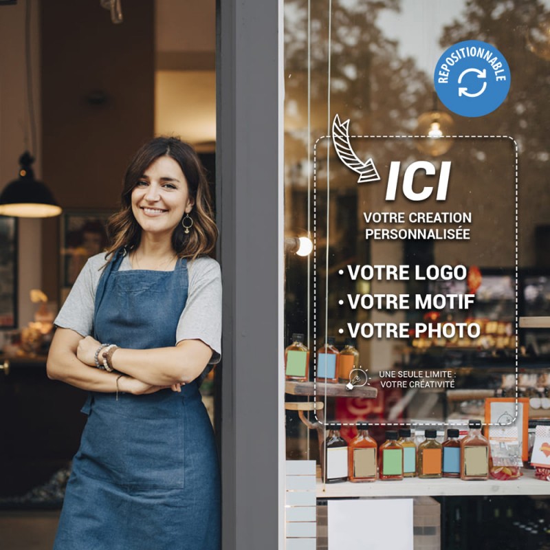 Film transparent électrostatique pour vitrophanie