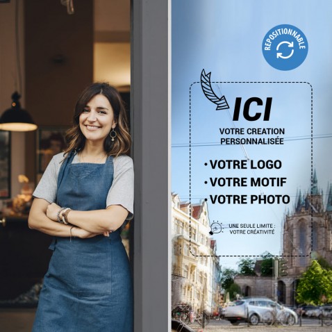 Film miroir sans tain électrostatique pour vitrophanie