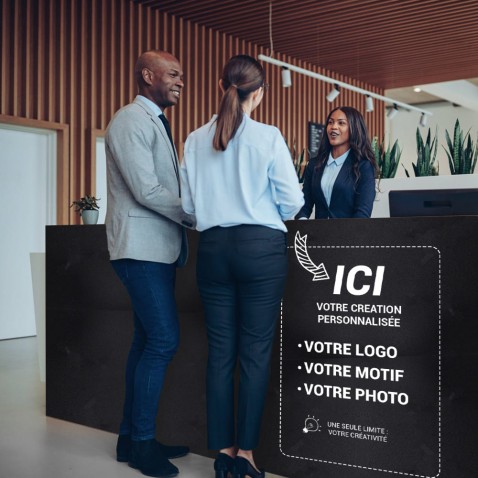 Revêtement adhésif personnalisé noir mat