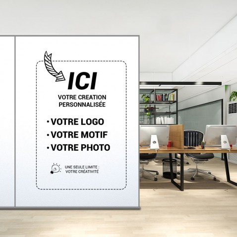 Revêtement adhésif personnalisé blanc mat