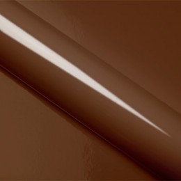 Vinyle covering chocolat brillant pour surface plane