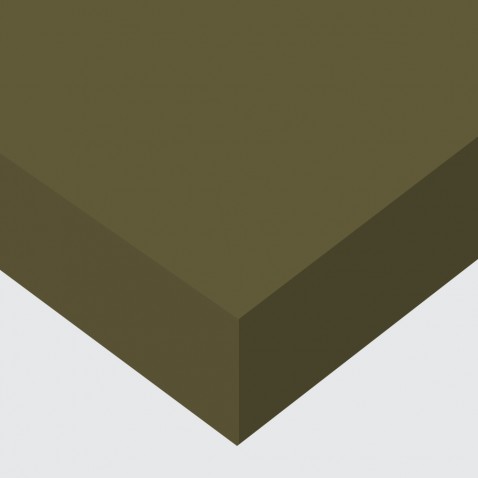 Papier peint autocollant vert kaki mat Eco