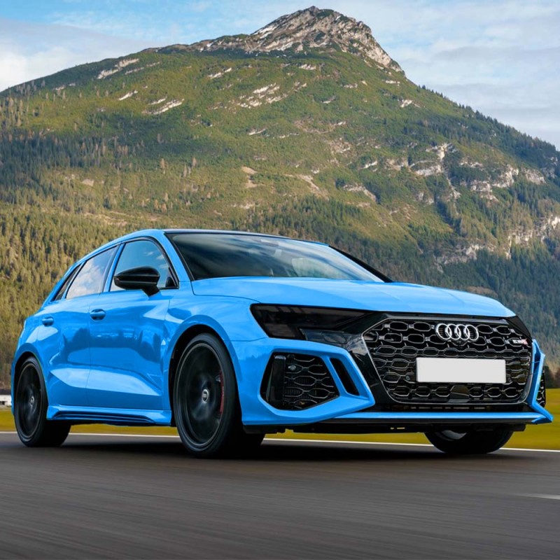 Film pour phare teinté gris très foncé haute finition