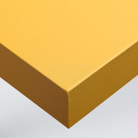 Papier peint autocollant jaune tournesol mat