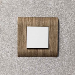 Sticker bois de chêne pour prise et interrupteur