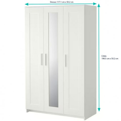 Revêtement adhésif pour armoire ikea Brimnes