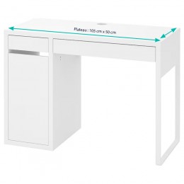 Revêtement adhésif pour bureau ikea Micke