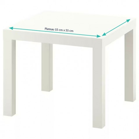 Revêtement adhésif pour table d'appoint ikea Lack