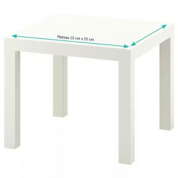 Revêtement adhésif pour table d'appoint ikea Lack