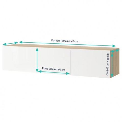 Revêtement adhésif pour meuble TV ikea Besta