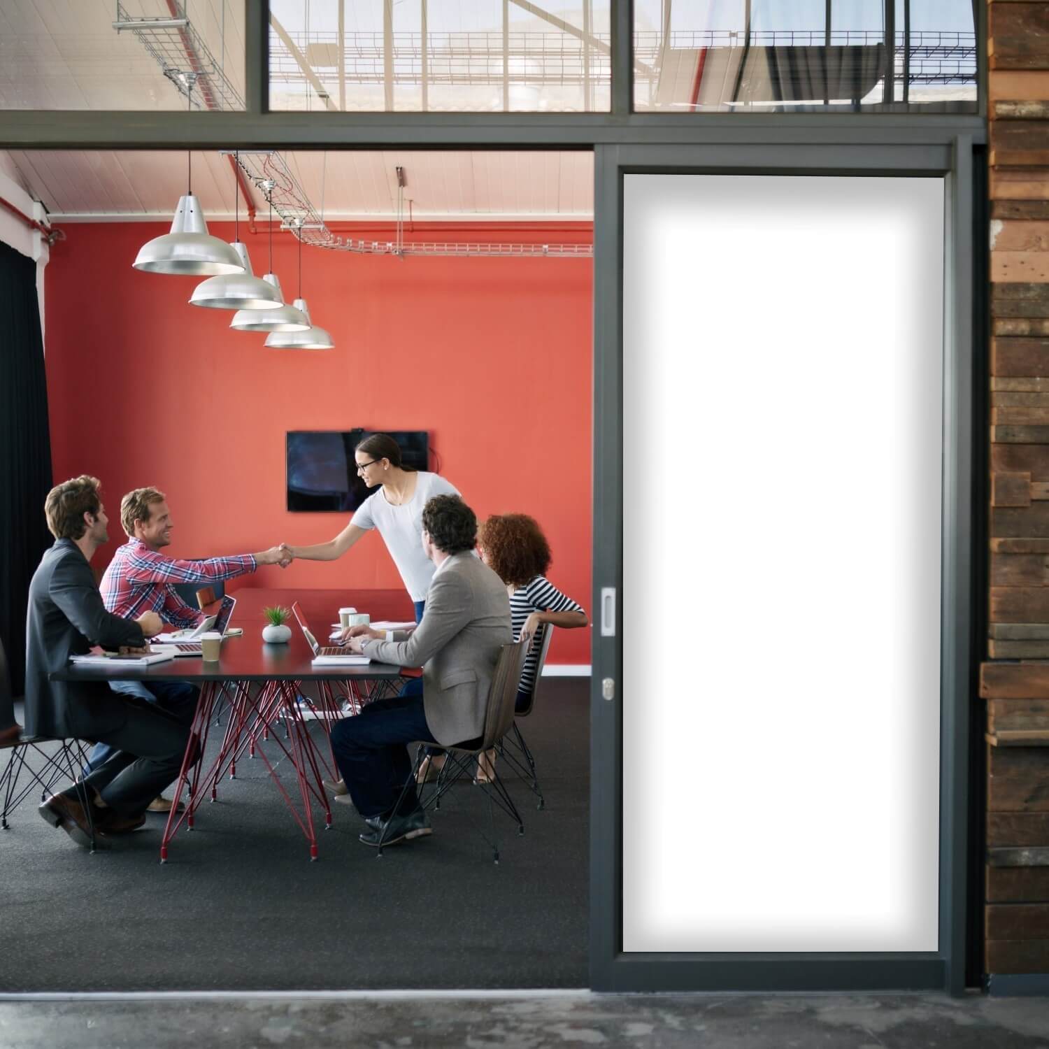 le bureau la salle de bain Blanc 44,5 x 200 cm WAENLIR Film autocollant opaque pour fenêtre Pour la maison 