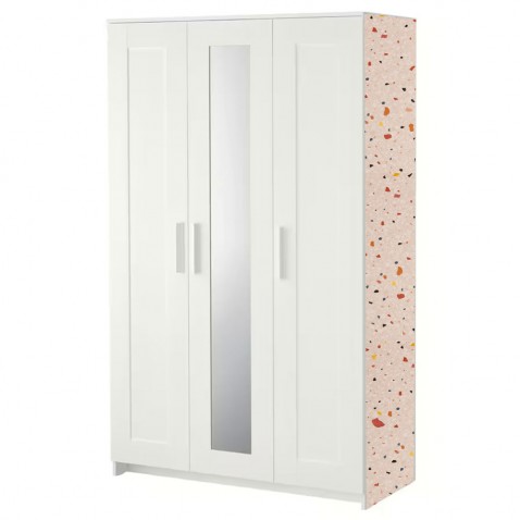 Revêtement adhésif pour armoire ikea Brimnes