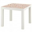 Revêtement adhésif pour table d'appoint ikea Lack