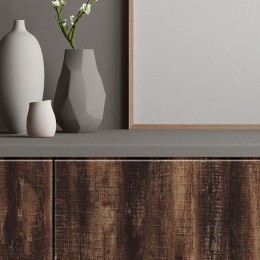 Papier adhésif imitation écorce de bois foncé vieilli