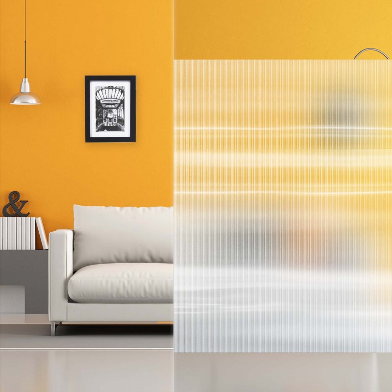 Film électrostatique effet verre estriado