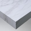 Rouleau adhésif effet marbre blanc délavé mat Eco