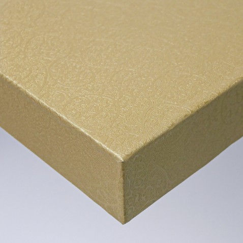 Revêtement mural arabesque doré métallisé