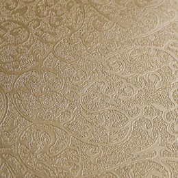 Revêtement mural arabesque doré métallisé