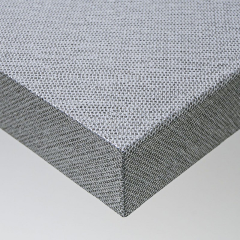 Revêtement mural tissage argent métallisé