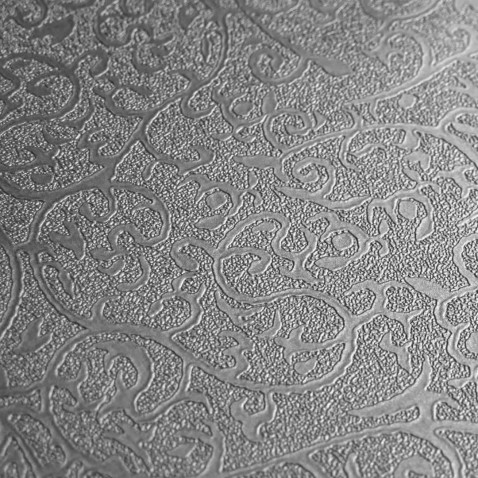 Revêtement mural métallisé à motif arabesque