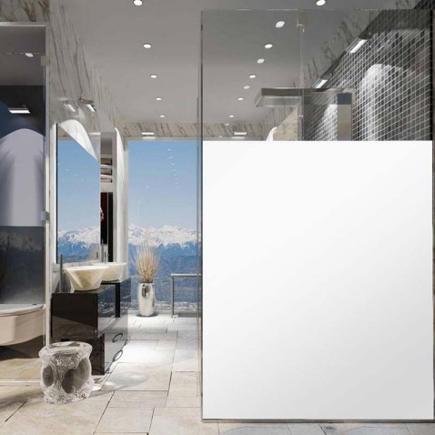 Film semi-occultant blanc pour fenêtre