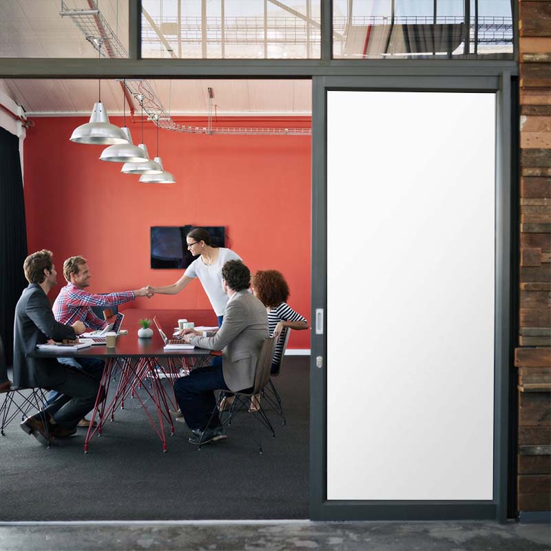 Semi opaque blanc repositionnable