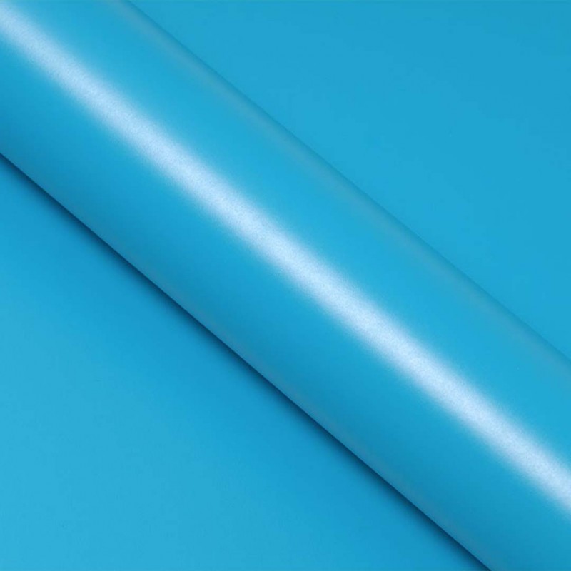 Covering bleu turquoise mat pour toutes surfaces - Haute finition