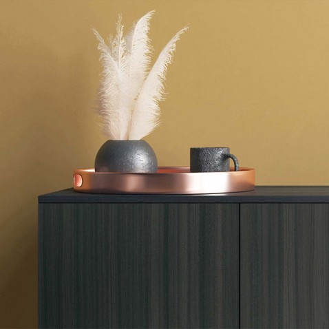 Papier adhésif imitation bois d'ébène noir