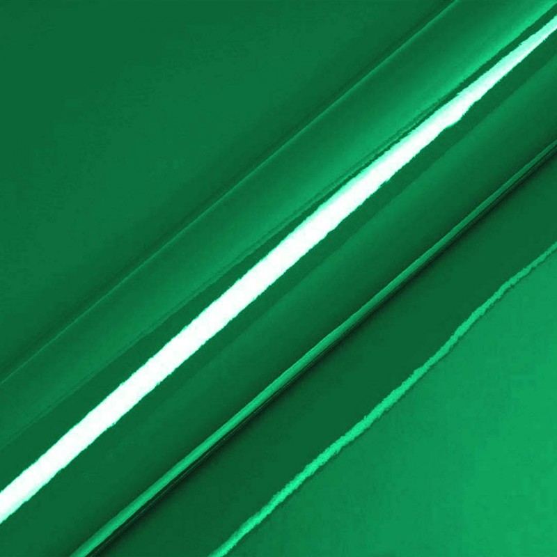 Vinyle covering vert saphir brillant pour surface plane avec colle airflow