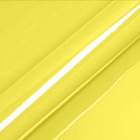 Vinyle covering jaune citron brillant pour surface plane avec colle airflow