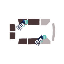 Kit film solaire prédécoupé Chevrolet Astro Van court 5 portes (1985 - 2005) 2 portes AR