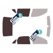 Kit film solaire prédécoupé Chevrolet Corsa berline 4 portes (2003 - 2009)