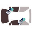 Kit film solaire prédécoupé Chevrolet Prizm Berline 4 portes (1998 - 2002)