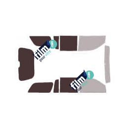 Kit film solaire prédécoupé Chevrolet Trailblazer (1) EXT hayon 5 portes (2002 - 2009)