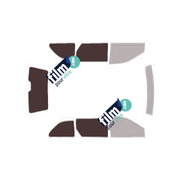 Kit film solaire prédécoupé Dodge Caravan (4) hayon 5 portes (2001 - 2007)