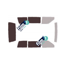 Kit film solaire prédécoupé Dodge Caravan (2) hayon 5 portes (1991 - 1995)