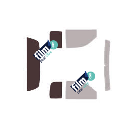 Kit film solaire prédécoupé Dodge Dakota (2) Club Cab pick-up 2 portes (1997 - 2004)