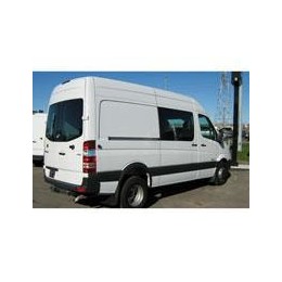 Kit film solaire prédécoupé Dodge Sprinter cabine approfondie 5 portes (2007 - 2009) 2 vitres latérales fixes et 2 portes arrières