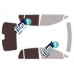 Kit film solaire prédécoupé Dodge Trazo berline 4 portes (2007 - 2015)