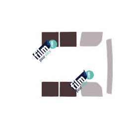 Kit film solaire prédécoupé Dodge Van Cirgo 4 portes (1990 - 2004)