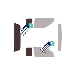 Kit film solaire prédécoupé Gmc Canyon (1) Extended Cab pick-up 2 portes (2004 - 2013)