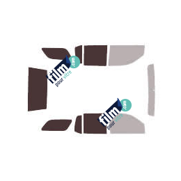 Kit film solaire prédécoupé Gmc Envoy (2) XUV hayon 5 portes (2004 - 2009)